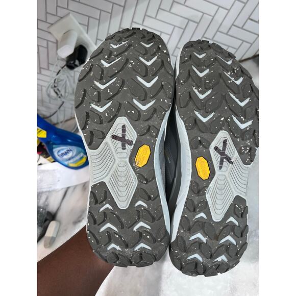 HOKA One One Transport GTX Men’s Size 10.5 Gray Gore-Tex Waterproof Trail Shoes - Picture 10 of 16